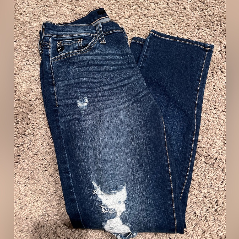 Kancan Skinny Distressed Jean